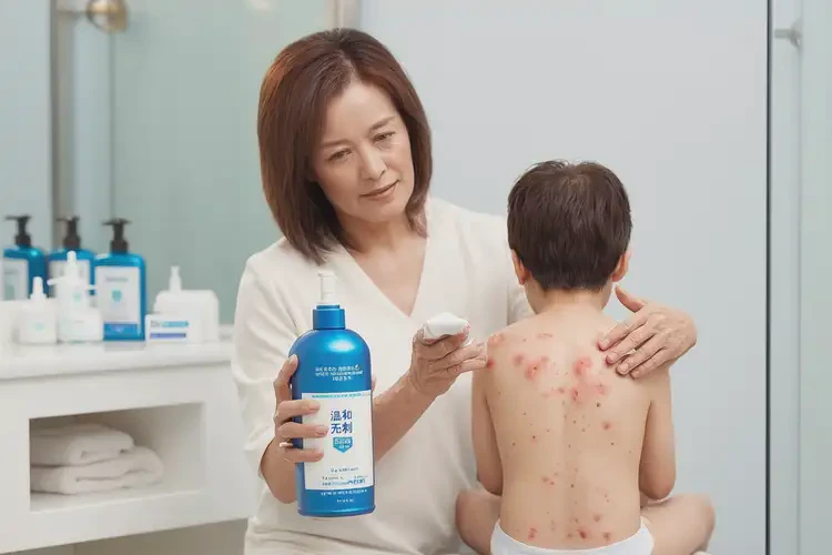 新生兒脖子上出現(xiàn)濕疹可以徹底自愈嗎(圖1)