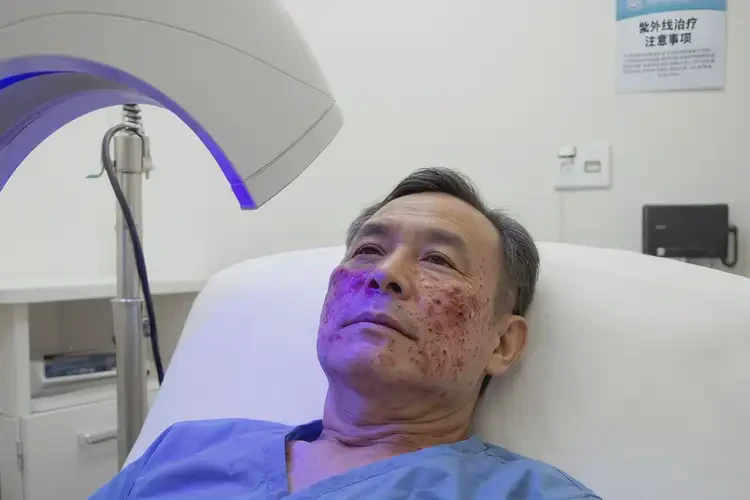 男人臉上長濕疹可以徹底自愈嗎(圖1)