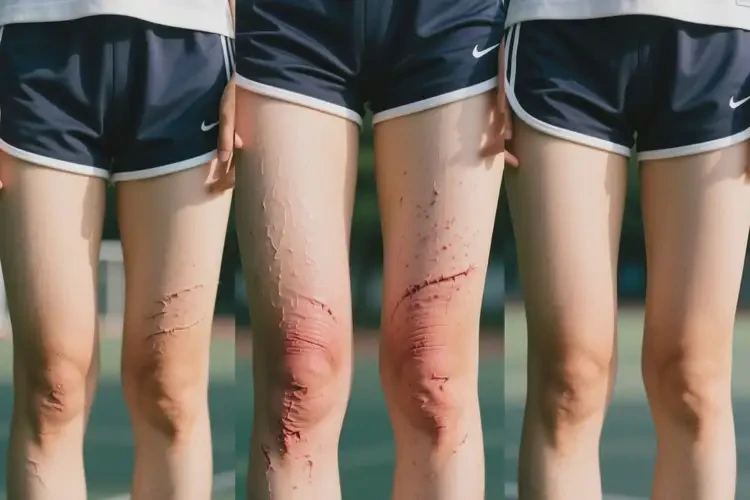 大學生大腿出濕疹能不能徹底自愈(圖1)