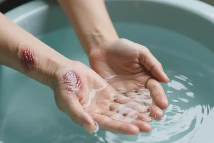 男人手上偶爾起濕疹能夠徹底治愈嗎(圖2)