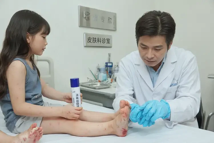 少儿脚上出湿疹可不可以彻底自愈(图1)