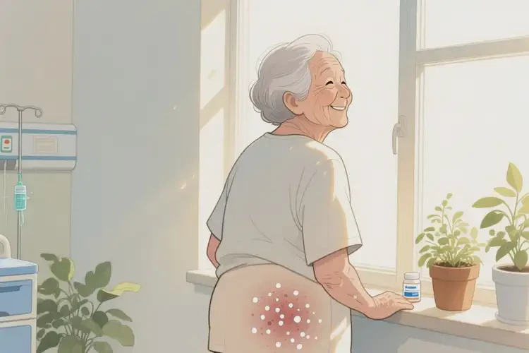 老人屁股上有濕疹不管它會(huì)自己自愈嗎(圖2)