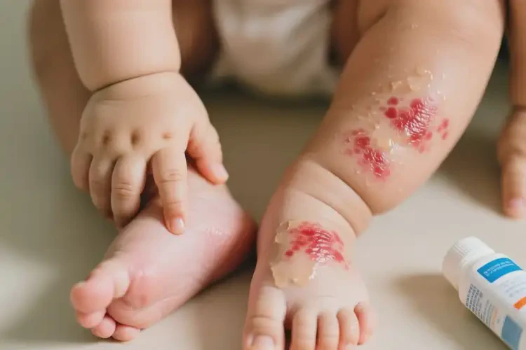 寶寶四肢容易長濕疹可以徹底自愈嗎(圖3)