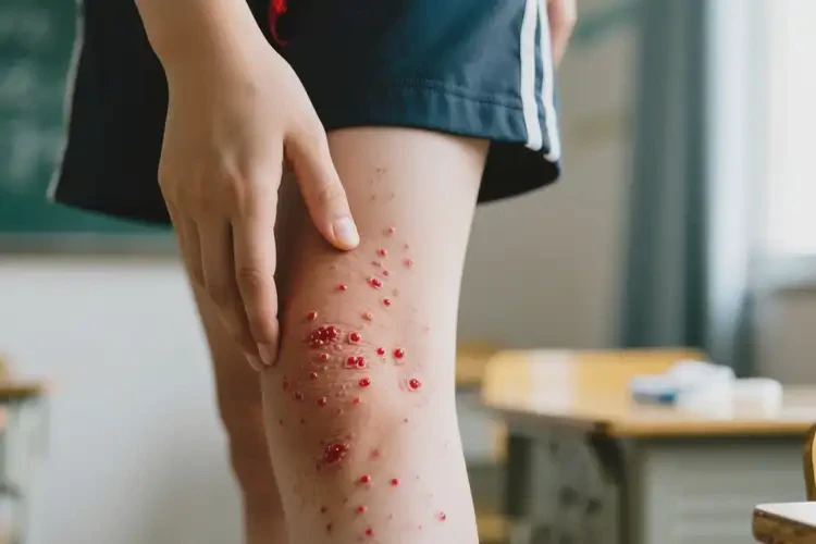 中學(xué)生大腿上容易長濕疹可以徹底自愈嗎(圖3)