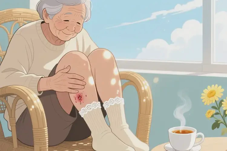 高齡老人大腿上經(jīng)常長(zhǎng)濕疹能不能徹底自愈(圖1)