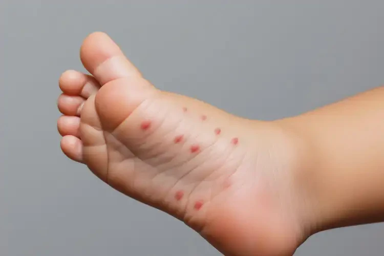 寶寶腳上出濕疹不管它會自己自愈嗎(圖1)