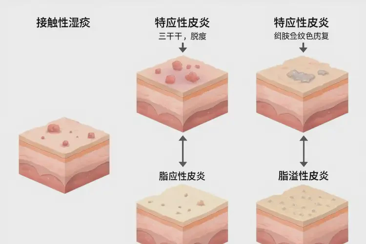 女性面部偶爾長(zhǎng)濕疹可不可以徹底自愈(圖1)