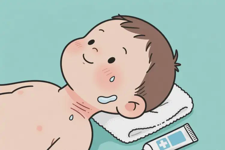 幼兒脖子上起濕疹可不可以徹底自愈(圖3)