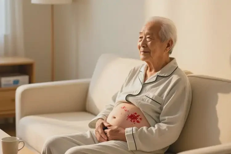 老年人肚子容易起湿疹不管它会自己自愈吗(图3)