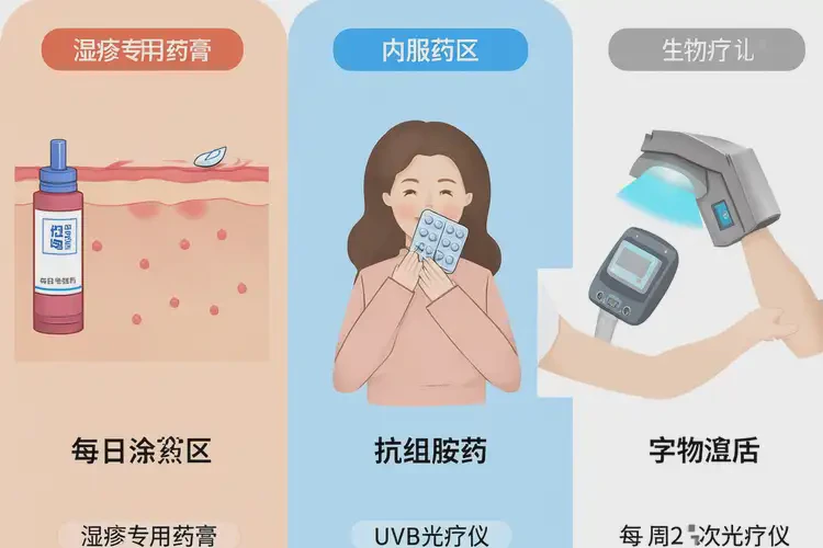 小學(xué)生大腿上經(jīng)常起濕疹不管它會自己痊愈嗎(圖1)