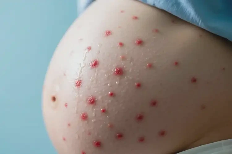 產(chǎn)婦肚子上偶爾長濕疹能徹底自愈嗎(圖1)