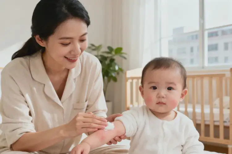 嬰幼兒手臂上出濕疹可以徹底自愈嗎(圖3)