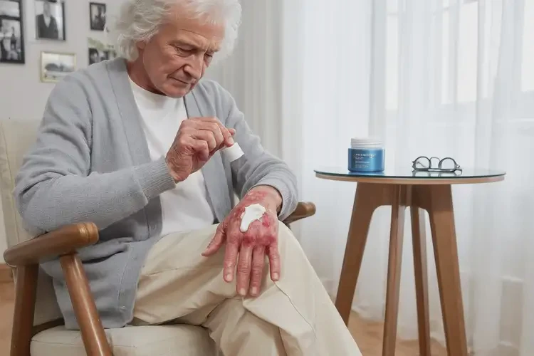 老人手上容易起濕疹不管它會(huì)自己好嗎(圖2)