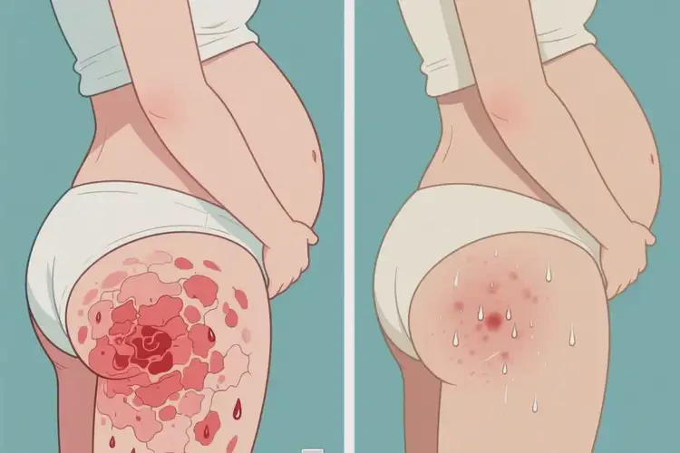 孕婦屁股長濕疹能徹底自愈嗎(圖3)