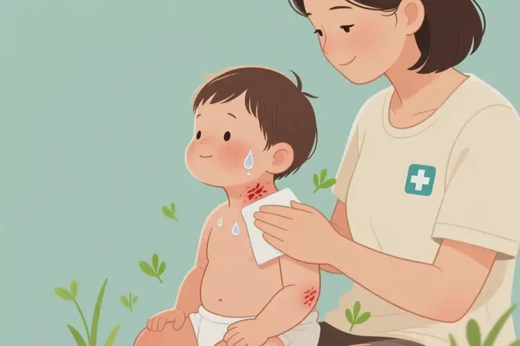 幼兒脖子上起濕疹可不可以徹底自愈(圖2)