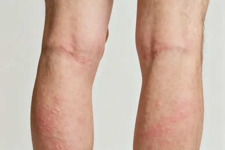 男人小腿上長濕疹不管它會自己痊愈嗎(圖2)