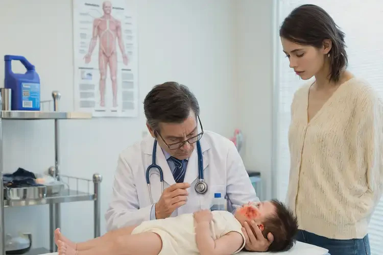 嬰兒脖子偶爾長濕疹能徹底自愈嗎(圖1)