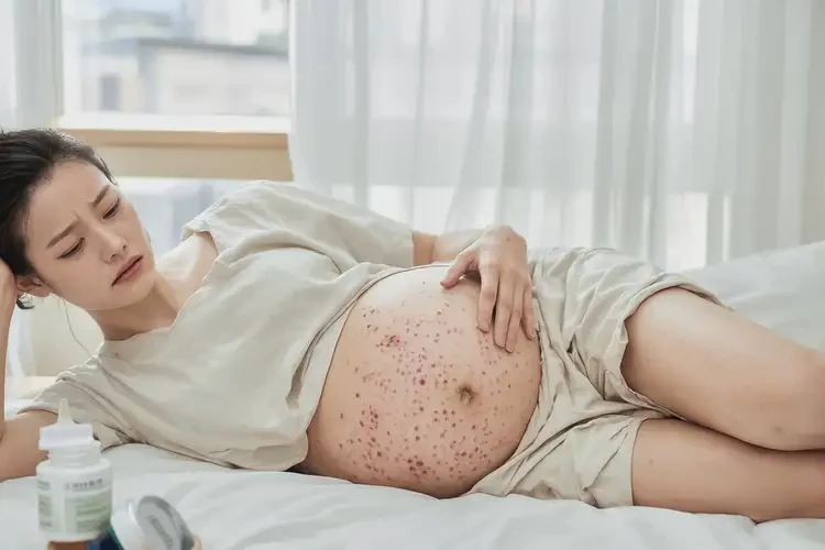 孕婦肚子上偶爾起濕疹不管它會自己痊愈嗎(圖4)