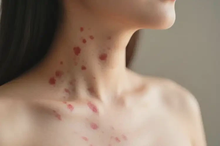 產(chǎn)婦脖子容易起濕疹不管它會自己自愈嗎(圖4)