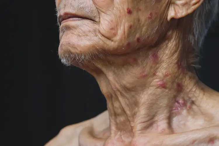 老人脖子上偶爾起濕疹能靠自己自愈嗎(圖3)