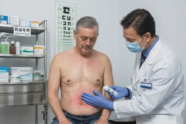 男性肚子经常长湿疹不管它会自己自愈吗(图3)