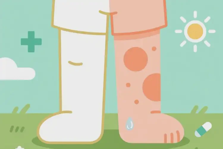 少兒大腿上經(jīng)常起濕疹不管它會(huì)自己痊愈嗎(圖2)