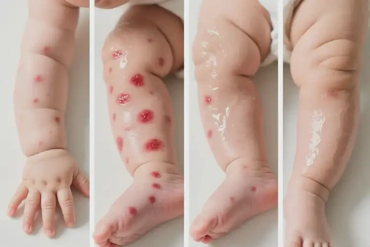 寶寶四肢容易長濕疹可以徹底自愈嗎(圖2)