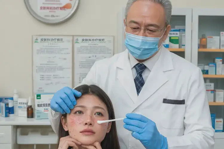 女人臉上出濕疹不管它會(huì)自己自愈嗎(圖3)