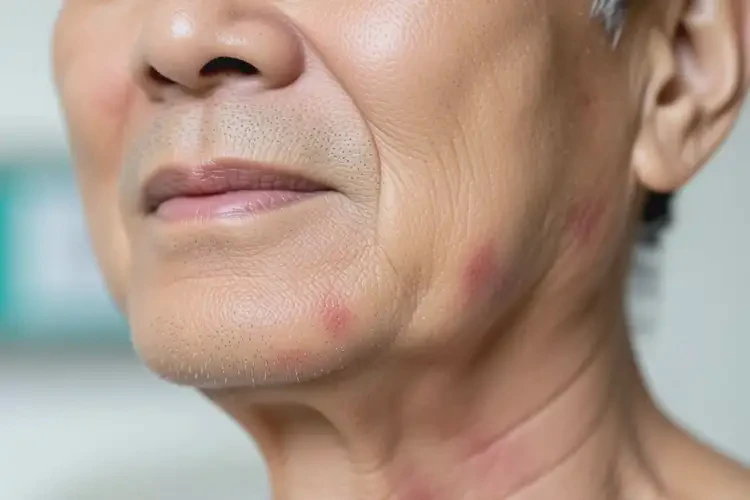 老年人臉上偶爾長(zhǎng)濕疹可不可以徹底自愈(圖2)