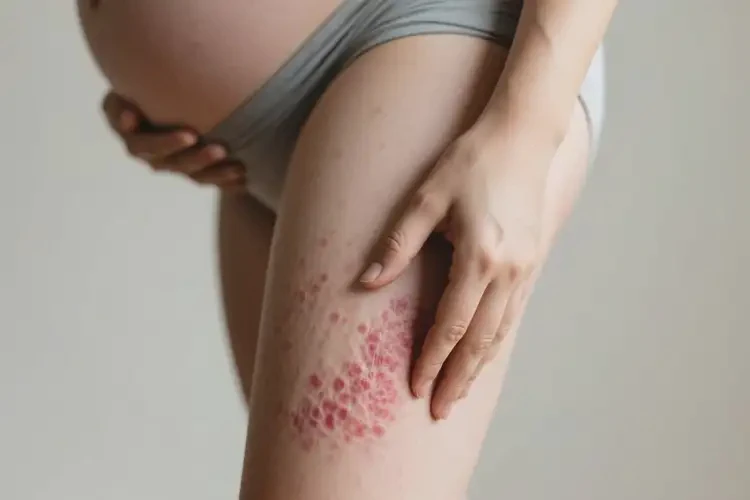 產(chǎn)婦小腿經(jīng)常起濕疹不管它會(huì)自己自愈嗎(圖2)