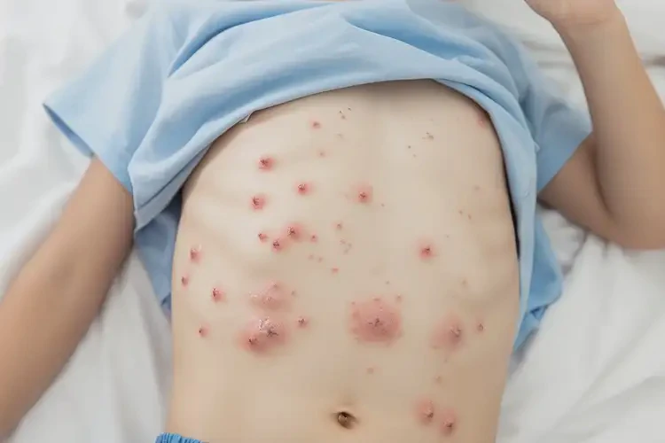 小兒肚子上長濕疹能夠徹底治愈嗎(圖4)