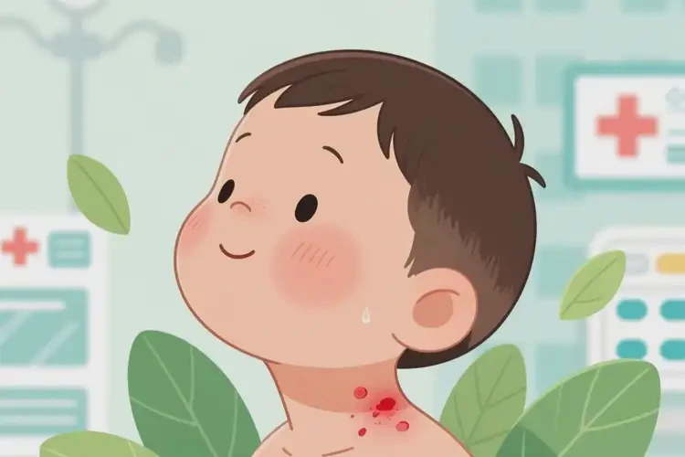 小孩脖子上长湿疹不管它会自己好吗(图4)