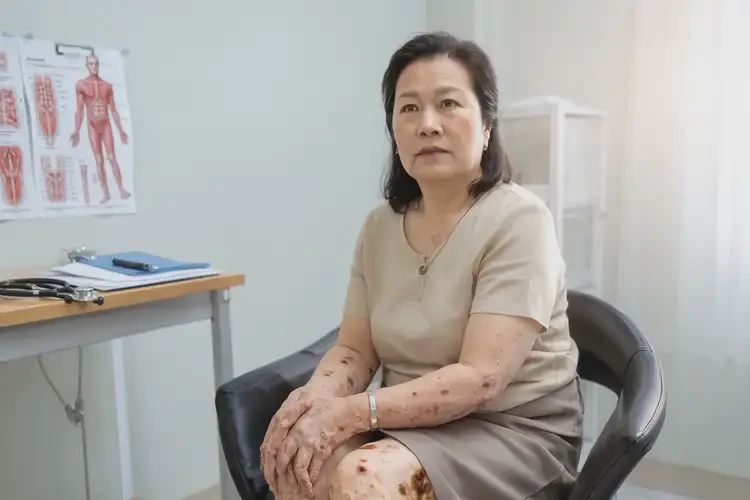 女人小腿上容易起濕疹不管它會(huì)自己好嗎(圖3)