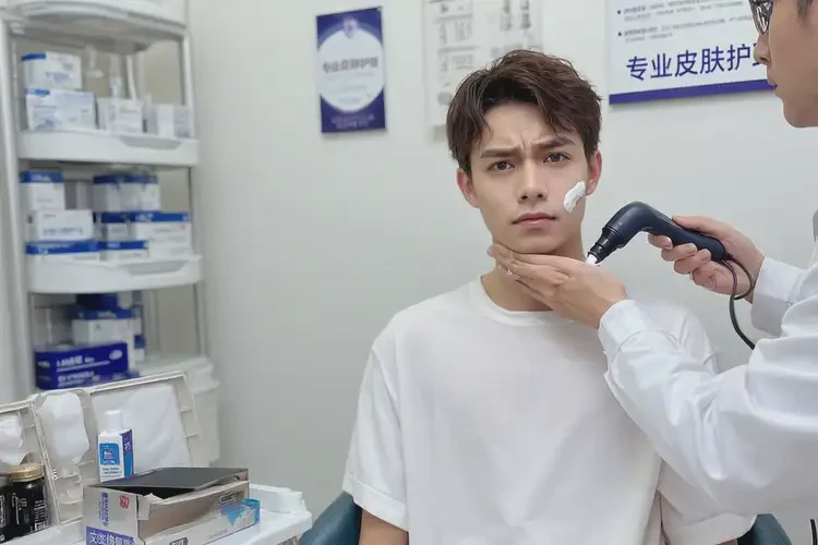 男生脖子上出現(xiàn)濕疹不管它會(huì)自己好嗎(圖1)