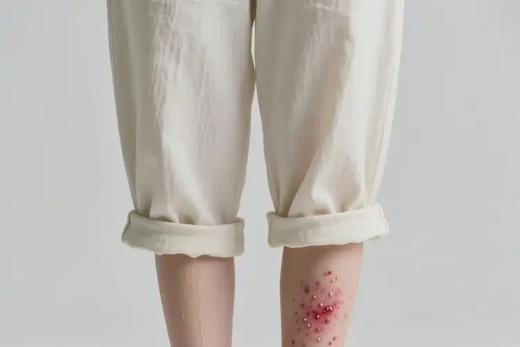 女生小腿上出现湿疹不管它会自己好吗(图3)