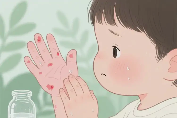 孩子手上容易長濕疹不管它會自己自愈嗎(圖2)