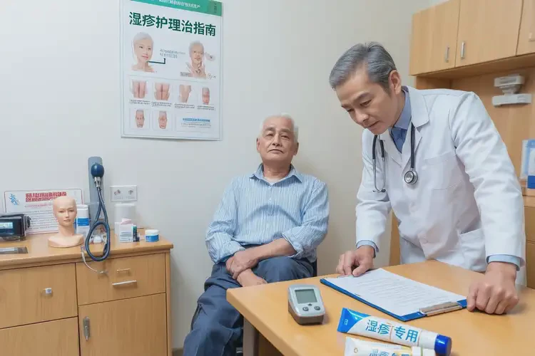 高龄老人屁股偶尔起湿疹能彻底自愈吗(图1)