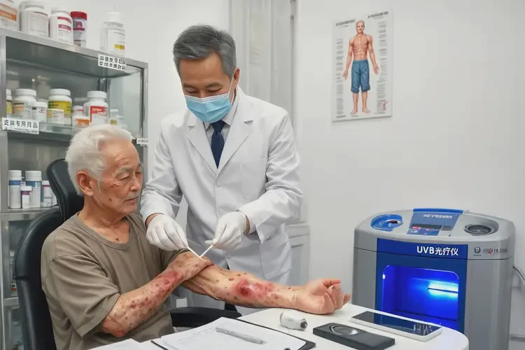 老年人手臂上起湿疹可以彻底自愈吗(图1)