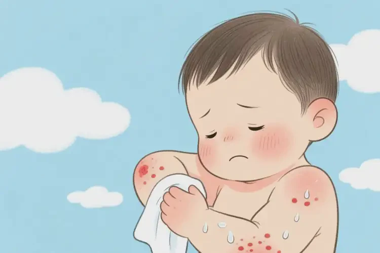 小兒手臂經(jīng)常起濕疹不管它會自己痊愈嗎(圖2)