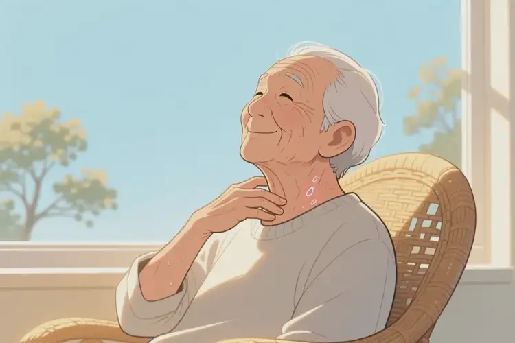 高齡老人脖子上出濕疹不管它會(huì)自己自愈嗎(圖3)