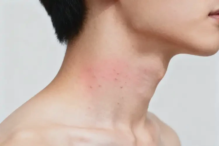 青年人脖子上偶爾起濕疹可以徹底自愈嗎(圖2)
