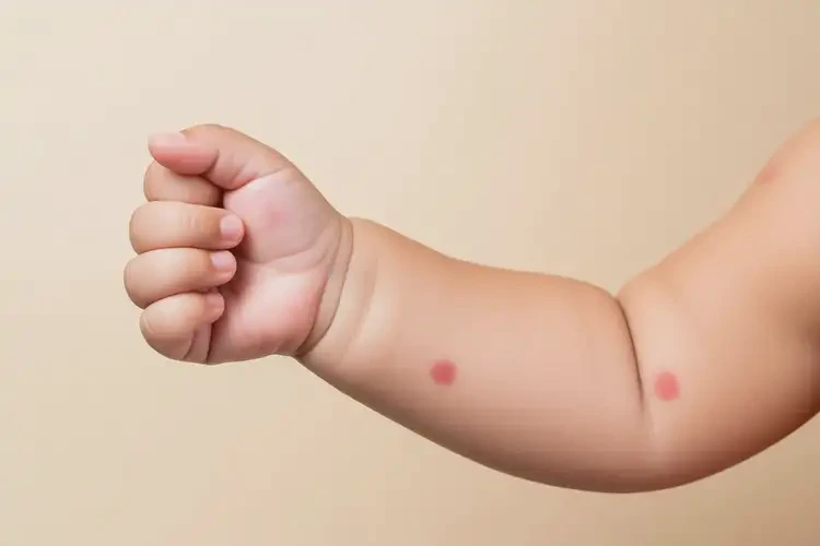 嬰兒手臂上偶爾長(zhǎng)濕疹不管它會(huì)自己痊愈嗎(圖3)