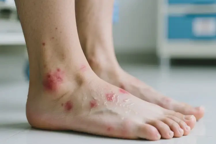 青年人腳上偶爾起濕疹能不能徹底自愈(圖2)