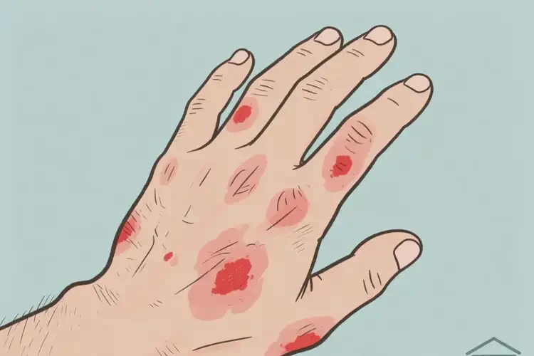 男性手上容易起濕疹不管它會自己自愈嗎(圖4)