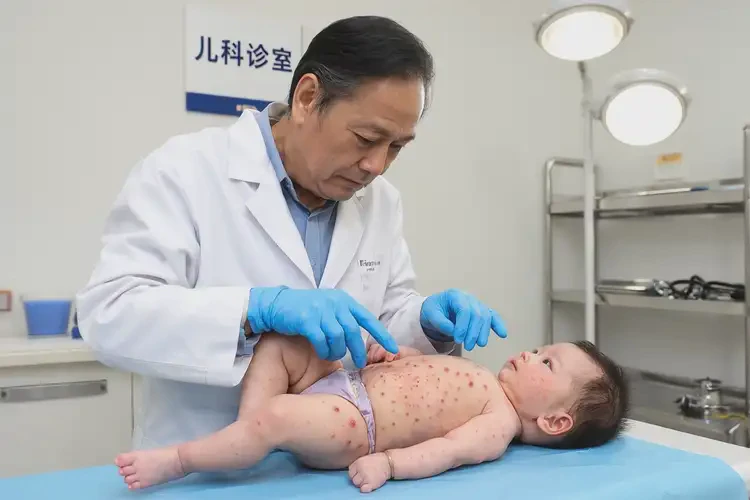 嬰兒肚子上起濕疹能徹底自愈嗎(圖2)