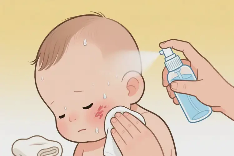 嬰兒面部出濕疹可不可以根治(圖1)