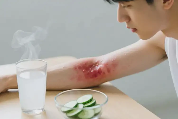 青年人手臂上偶爾長濕疹可不可以徹底自愈(圖3)