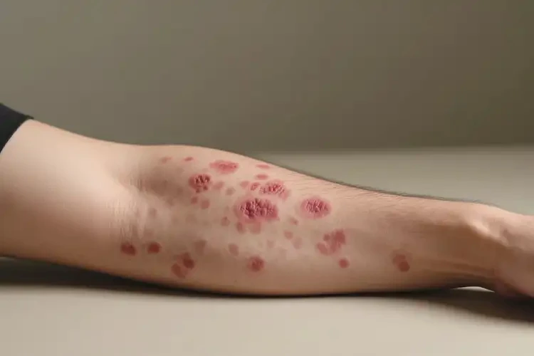 男生手臂上經(jīng)常起濕疹不管它會(huì)自己痊愈嗎(圖1)