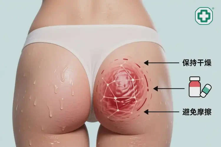 女性屁股上經(jīng)常起濕疹能夠徹底治愈嗎(圖1)