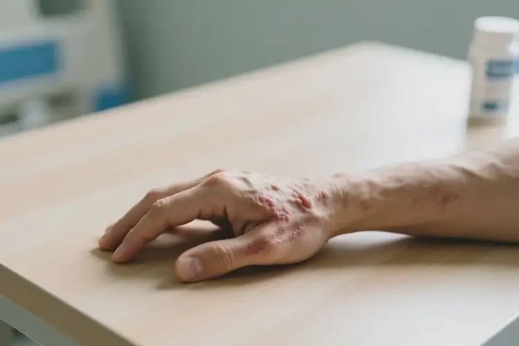 男人手上長(zhǎng)濕疹能徹底自愈嗎(圖3)